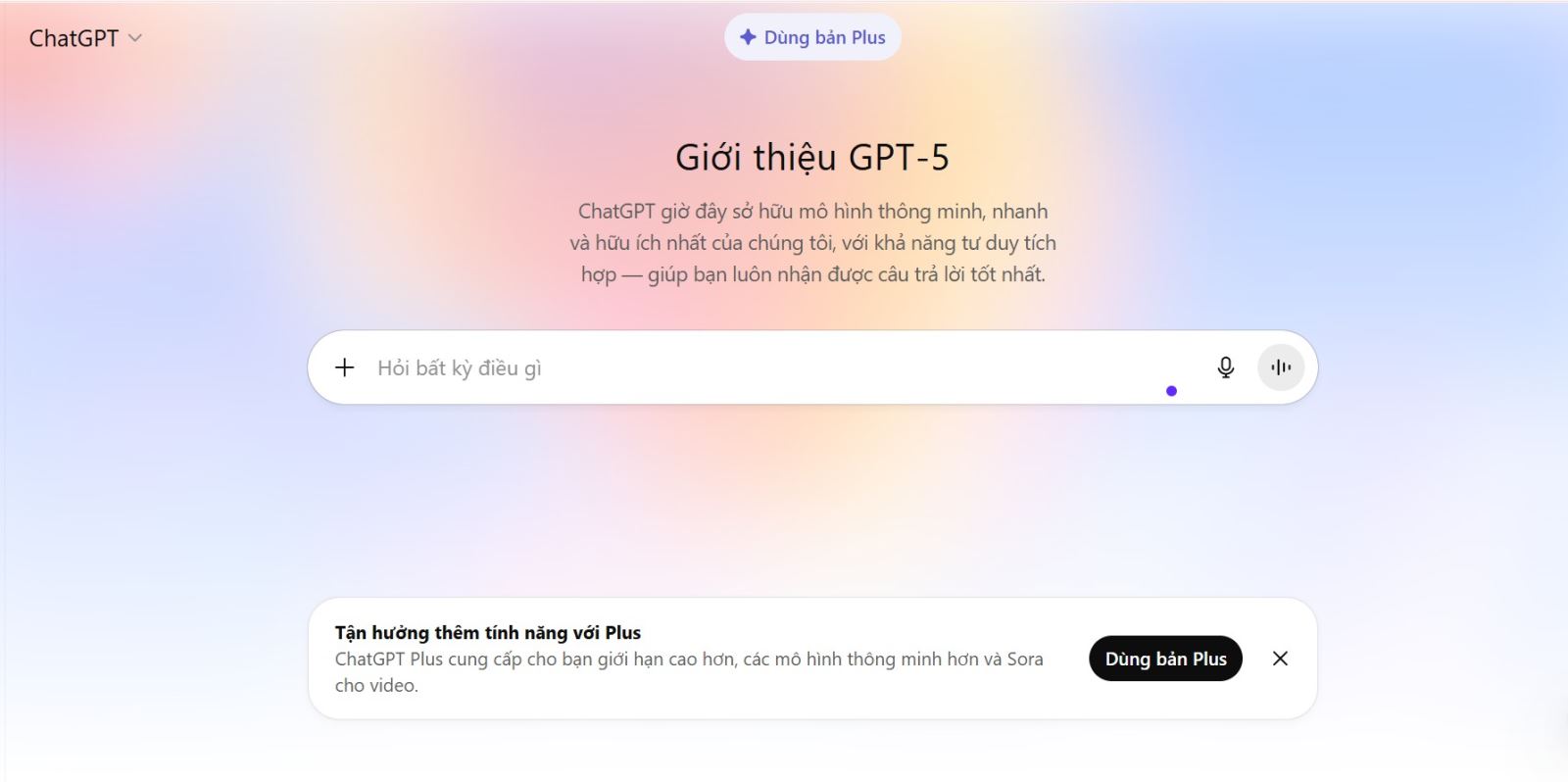 GPT-5.0 chính thức ra mắt